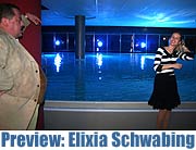 am 1.12.2006 eröffnet das neue Fitness Center Elixia am Englischen Garten - Ungererstr. 175. Am 27.11. wurde schon mal vorab mit VIPs gefeiert (Foto: Martin Schmitz)